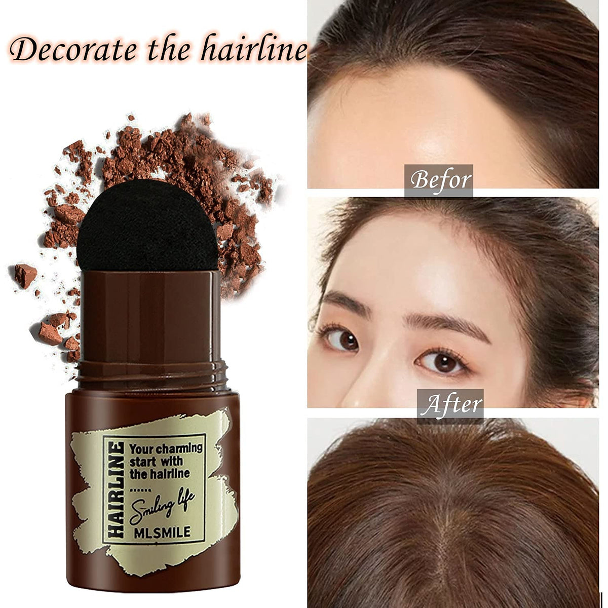 Eyebrow Hair Stamp Powder Kit