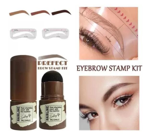 Eyebrow Hair Stamp Powder Kit
